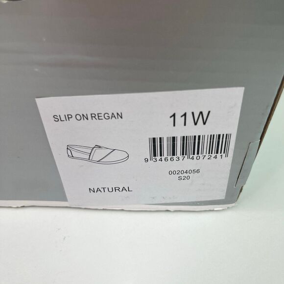 Cloudwalkers Slip On Shoes Regan Size 11W Natural/Beige New In Box #521 - Picture 12 of 12